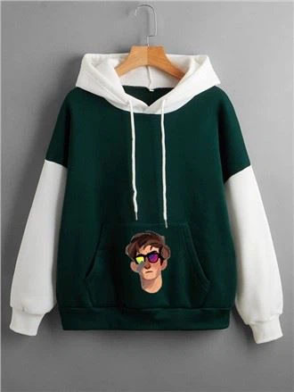 Chaqueta con capucha Serigrafía de tinta de silicona