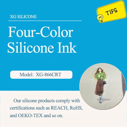 Tinta de silicona de cuatro-colores