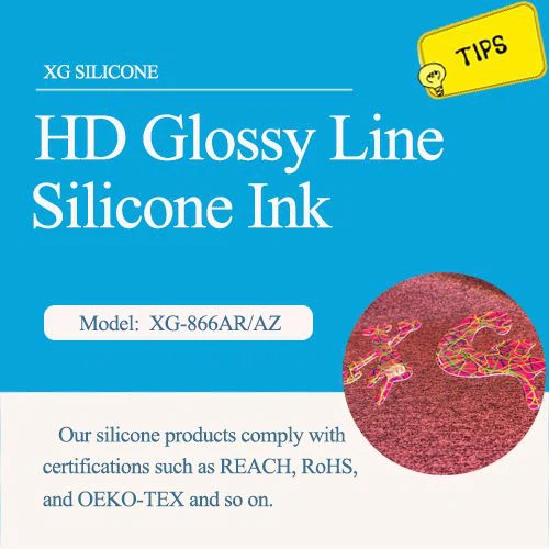 Tinta de silicona de línea brillante HD